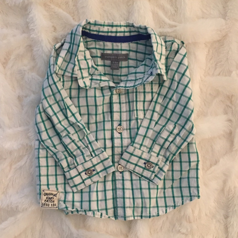 Pumpkin Patch button down